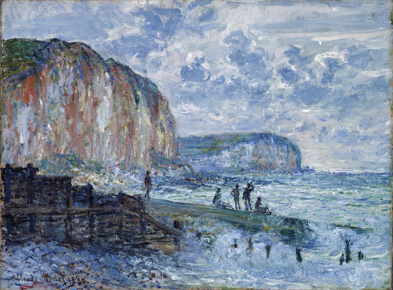 Cliffs of Les Petites-Dalles 1880